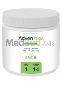 Packaging for Adven® EMC-1 C14 Riga Medical Cannabis Flower