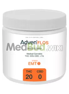 Packaging for Adven® EMT-1 T20 Tripoli Medical Cannabis Flower