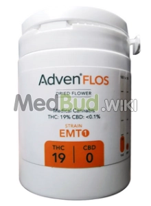 Packaging for Adven EMT-1 T20 Tripoli Medical Cannabis