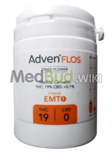 Packaging for Adven EMT-1 T19-20 Cairo Medical Cannabis