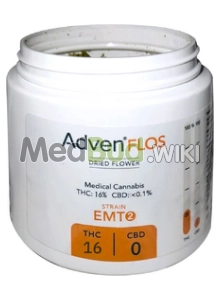 Packaging for Adven EMT-2 T16 Cairo Medical Cannabis