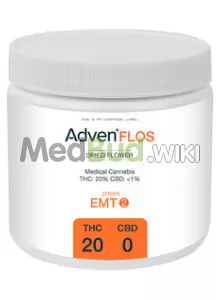 Packaging for Adven® EMT-2 T20 Cairo Medical Cannabis Flower