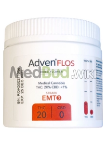 Packaging for Adven EMT-3 T20 Glory Glue Medical Cannabis