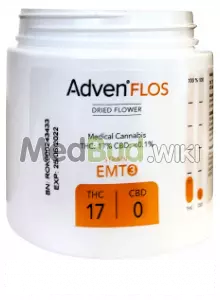 Packaging for Adven EMT-3 T17 Glory Glue Medical Cannabis