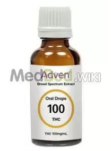 Packaging for Adven® T100 Full Spectrum Oil Medical Cannabis