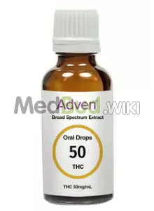 Packaging for Adven® T50 Full Spectrum Oil Medical Cannabis