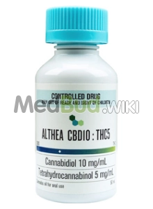 Packaging for Althea™ T10:C12 Full Spectrum Oil Medical Cannabis