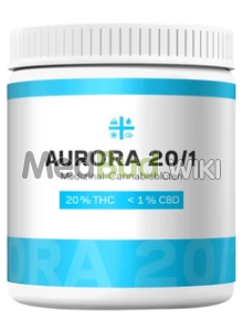 Packaging for Aurora T20 Pink Kush Medical Cannabis