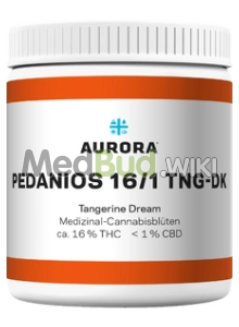 Packaging for Aurora T16 Tangerine Dream Medical Cannabis