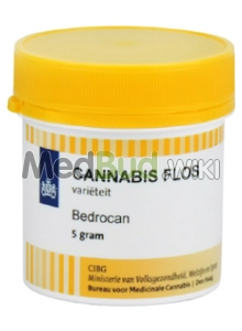 Packaging for Bedrocan® Main T22 Jack Herer Medical Cannabis Flower