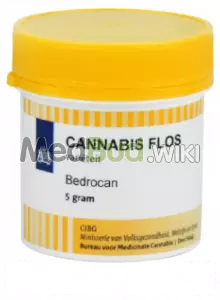 Packaging for Bedrocan Main T22 Jack Herer Medical Cannabis