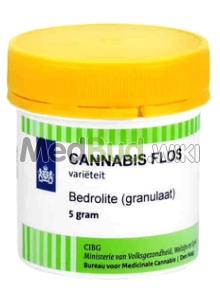 Packaging for Bedrocan Bedrolite C7 Rensina Medical Cannabis