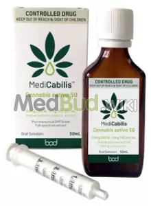 Packaging for Bod Science MediCabilis T2:C50 Full Spectrum Oil Medical Cannabis