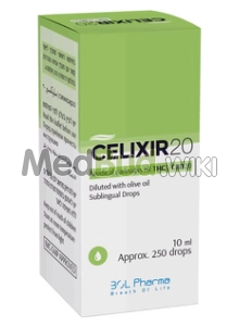 Packaging for BOL Pharma Celixir T10:C200 Full Spectrum Oil Medical Cannabis