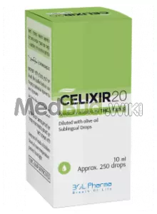 Packaging for BOL Pharma Celixir T10:C200 Full Spectrum Oil Medical Cannabis