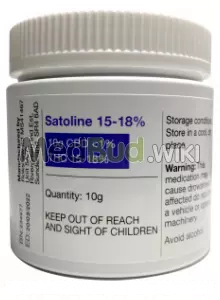 Packaging for Cellen Satoline T15-18 White Widow Medical Cannabis