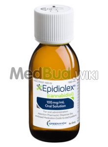 Packaging for Epidiolex C100 Isolate Oil Medical Cannabis