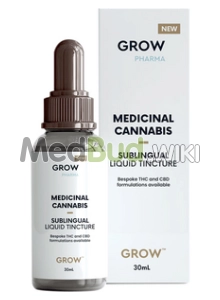 Packaging for Grow® Pharma T20:C40 Isolate Combination Oil Medical Cannabis