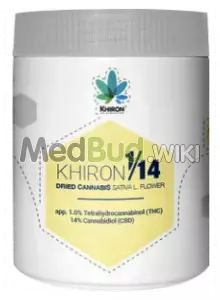 Packaging for Khiron C14 God Bud Medical Cannabis