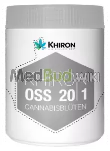 Packaging for Khiron T25 Old School Skunk Medical Cannabis