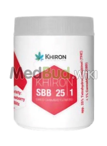 Packaging for Khiron T25 Strawberry Blitz Medical Cannabis