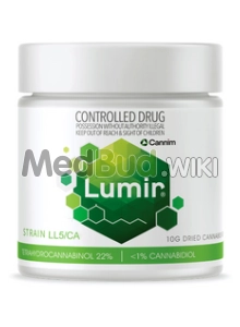 Packaging for Lumir® LL5 T24-25 Legendary Larry Medical Cannabis Flower