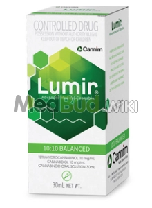 Packaging for Lumir® T10:C10 Full Spectrum Oil Medical Cannabis