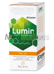 Packaging for Lumir T25 Full Spectrum Oil Medical Cannabis