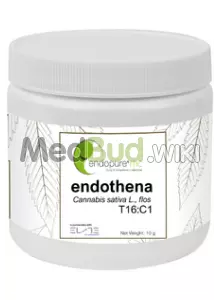 Packaging for Endopure Endothena VT4/2 T16 Old School OG Medical Cannabis