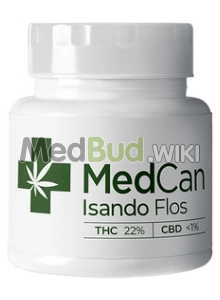 Packaging for MedCan Isando T22 Birthday Cake Medical Cannabis
