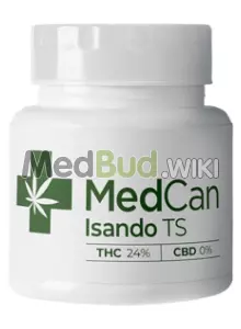 Packaging for MedCan Isando TS T24 Tokoloshe Sherbet Medical Cannabis Flower