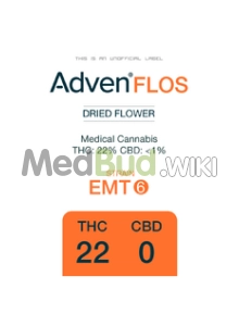 Packaging for Adven EMT-6 T22 Do-Si-Dos Medical Cannabis