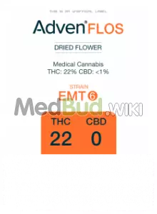 Packaging for Adven EMT-6 T22 Do-Si-Dos Medical Cannabis