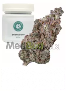 Packaging for Northern Green Calma T17:C0 Shishkaberry Medical Cannabis