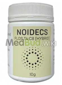 Packaging for Noidecs T4:C8 CBD Kush Medical Cannabis