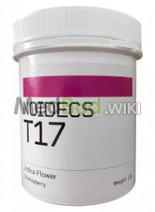 Packaging for Noidecs T17 Shishkaberry Medical Cannabis