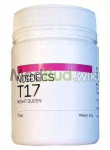 Packaging for Noidecs T17 Night Queen Medical Cannabis
