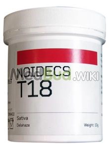Packaging for Noidecs T18 Delahaze Medical Cannabis Flower