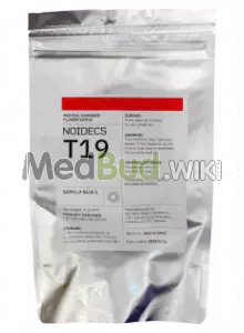 Packaging for Noidecs T19 Gorilla Glue #4 Medical Cannabis