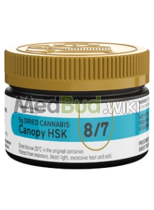 Packaging for Spectrum Therapeutics® Canopy HSK T8:C7 Skunk Haze CBD Medical Cannabis Flower
