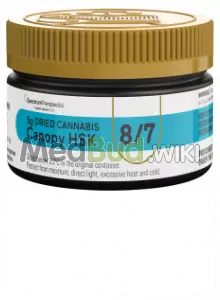 Packaging for Spectrum Canopy HSK T8:C7 Skunk Haze CBD Medical Cannabis