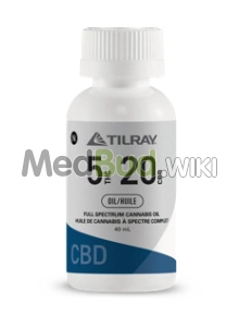 Packaging for Tilray T5:C20 Full Spectrum Oil Medical Cannabis
