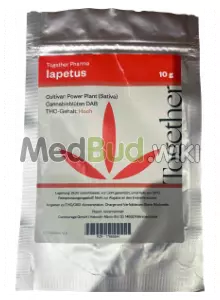Packaging for Together Pharmacy Iapetus T16:C0 Power Plant Medical Cannabis