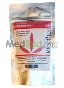Packaging for Together Pharmacy Cassiopeia T20 Ninja Medical Cannabis